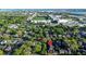 Aerial view of the home with nearby Willson Field and The Citadel, offering a vibrant community setting at 17 8Th Ave # 17G, Charleston, SC 29403