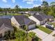 Aerial view of a home near a pond, showcasing its proximity to nature and well-maintained surroundings at 187 Brittondale Rd, Summerville, SC 29485