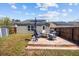 Inviting backyard deck with furniture, grill, and a well-maintained yard, ideal for leisure at 187 Brittondale Rd, Summerville, SC 29485