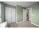Bedroom showcasing closet storage and access to another room, offering flexible space at 187 Brittondale Rd, Summerville, SC 29485