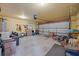 Spacious garage with ample storage and organization, ready for your projects and vehicles at 187 Brittondale Rd, Summerville, SC 29485
