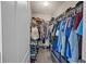 Well-organized walk-in closet with shelving and hanging space for clothes and shoes at 187 Brittondale Rd, Summerville, SC 29485
