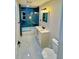 Modern bathroom with a glass door shower and a white vanity and toilet at 1897 Halo Ln, Charleston, SC 29407