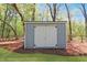 Well-maintained storage shed, perfect for outdoor equipment and garden supplies at 2111 Nicholas David Path, Johns Island, SC 29455