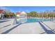 View of the community pool and clubhouse with a clear blue sky at 2340 Salt Wind Way, Mount Pleasant, SC 29466