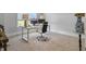 Bright home office with modern desk, ergonomic chair, dual monitors, and natural light at 2823 Dearmin Dr, Mount Pleasant, SC 29466
