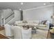 Living room featuring neutral tones, fireplace, and hardwood floors at 2823 Dearmin Dr, Mount Pleasant, SC 29466
