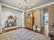 Open-concept living space showcasing stylish decor, hardwood floors, and elegant furnishings at 2823 Dearmin Dr, Mount Pleasant, SC 29466