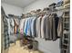 Well-organized walk-in closet featuring hanging racks and shelf storage for clothes and accessories at 2823 Dearmin Dr, Mount Pleasant, SC 29466
