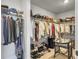 Well-organized walk-in closet featuring hanging racks and shelf storage for clothes and accessories at 2823 Dearmin Dr, Mount Pleasant, SC 29466