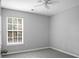 Bedroom with gray walls, neutral carpet and single window at 301 Huntington Ct, Hanahan, SC 29410