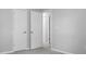 Bedroom with gray walls, neutral carpet and open door at 301 Huntington Ct, Hanahan, SC 29410