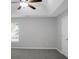 Bedroom features neutral walls and carpet, and tray ceiling at 301 Huntington Ct, Hanahan, SC 29410