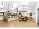 Spacious kitchen featuring a large island, a dining area, and stainless steel appliances at 3060 Bohicket Rd, Johns Island, SC 29455