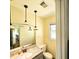 Bathroom with granite counters, updated fixtures and neutral color palette at 307 Fairington Dr, Summerville, SC 29485