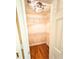 Walk-in closet with ample shelving and hardwood floors at 307 Fairington Dr, Summerville, SC 29485
