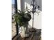 Sophisticated interior decor featuring a bust with greenery, a vintage trunk, and an elegant candelabra, adding character and charm at 330 Concord St # 4B, Charleston, SC 29401