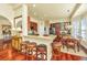 Open-concept kitchen with bar seating and breakfast nook, perfect for entertaining at 3502 Stockton Dr, Mount Pleasant, SC 29466