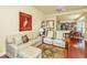 Comfortable living room seamlessly connects to the kitchen and dining area at 3502 Stockton Dr, Mount Pleasant, SC 29466