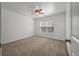 Bedroom featuring a window for natural light, ceiling fan and comfortable carpet at 364 Deep River Rd, Summerville, SC 29486