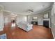 Bright open-concept living room with hardwood floors, and lots of natural light at 364 Deep River Rd, Summerville, SC 29486