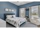 This cute bedroom features a transportation theme, a comfortable twin bed, and plenty of natural light at 3968 Hanoverian Dr, Mount Pleasant, SC 29429