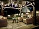 The gazebo includes outdoor lighting and a seating area at 3968 Hanoverian Dr, Mount Pleasant, SC 29429