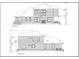 The right and left side elevations show the architectural details of this beautiful two-story home at 4209 Royal Harbor Rd, Hollywood, SC 29449