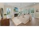 Bright living room features a fireplace, hardwood floors, and lots of natural light at 4209 Royal Harbor Rd, Hollywood, SC 29449
