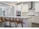 Bright kitchen features quartz countertops, an island with seating, and stainless steel appliances at 4332 John Hatch Dr, Johns Island, SC 29455
