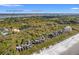 Aerial view of 4338 Sea Forest Dr. near the ocean, as well as the Nest Cafe and Night Heron Park at 4338 Sea Forest Dr, Kiawah Island, SC 29455