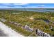 Aerial view of 4338 Sea Forest Dr. close to beach, parks, and Freshfields Village at 4338 Sea Forest Dr, Kiawah Island, SC 29455
