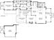 Detailed floor plan of a single-story home with multiple rooms, including a living room, kitchen, and bedrooms at 791 Hughes Rd, Johns Island, SC 29455