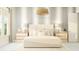Serene main bedroom with a neutral color scheme, textured wallpaper, stylish furnishings, and soft natural light at 98 French Garden Cir, Summerville, SC 29486