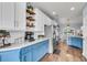 Modern kitchen with stylish two-toned cabinets, stainless steel appliances, and a functional layout at 117 Back Tee Cir, Summerville, SC 29485