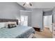 Inviting main bedroom with ensuite bathroom access, neutral decor, and a relaxing atmosphere at 117 Back Tee Cir, Summerville, SC 29485