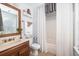 Bathroom featuring a shower and bathtub combo and wood framed vanity at 120 Fresh Meadow Ln, Mount Pleasant, SC 29466