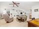 Cozy living room with neutral colored walls, built-in shelves, and comfortable seating at 120 Fresh Meadow Ln, Mount Pleasant, SC 29466