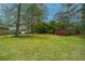 Large backyard offers plenty of space for recreation, gardening, and outdoor enjoyment at 123 Tiffany Ln, Summerville, SC 29485