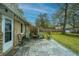 Cozy backyard patio featuring brick pavers, seating, and space for outdoor entertaining at 123 Tiffany Ln, Summerville, SC 29485