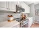 Modern kitchen featuring subway tile backsplash, stainless appliances and plenty of storage space at 1310 Belhaven Dr, Mount Pleasant, SC 29466