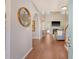 Inviting living room with hardwood floors, a fireplace, and an open layout, offering a seamless transition to the kitchen at 1310 Belhaven Dr, Mount Pleasant, SC 29466