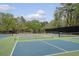 Tennis courts in an active community, surrounded by lush trees at 1310 Belhaven Dr, Mount Pleasant, SC 29466