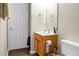 Bathroom with neutral walls and a wood-look vanity at 1314 Garland St, North Charleston, SC 29420