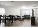 Spacious living and dining area with wood flooring and comfortable furniture at 1314 Garland St, North Charleston, SC 29420