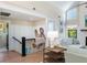 A bright loft provides additional seating and living space in the home at 1316 Thompson, Sullivans Island, SC 29482