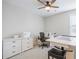 Home office space with great lighting, storage, and neutral walls at 144 Sandy Bend Ln, Summerville, SC 29486