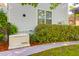 Exterior view showing generator and landscaping, next to a window at 147 Musket Loop, Summerville, SC 29483