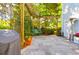 Outdoor patio featuring a pergola with a swing and a seating area, perfect for relaxing and entertaining at 147 Musket Loop, Summerville, SC 29483