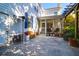 Outdoor patio featuring a screened-in porch, grill, seating, a swing, and a pergola at 147 Musket Loop, Summerville, SC 29483